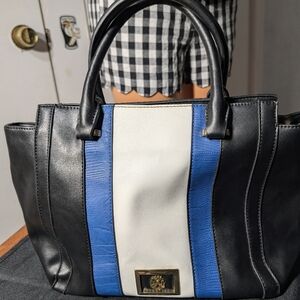 Christian Lacroix leather Tri Color handbag,